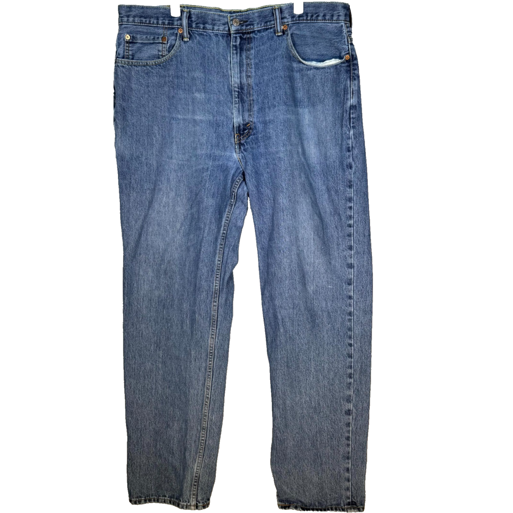 Levi’s 550 Men’s Jeans 42x36 Blue Denim Relaxed Fit Tapered Leg Zip Fly